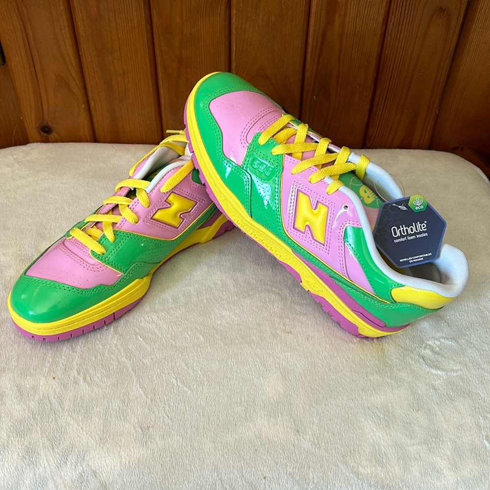 New Balance 550 Y2K Pink Green Size 10 US Women’s SKU BB550YKA - Picture 1 of 8